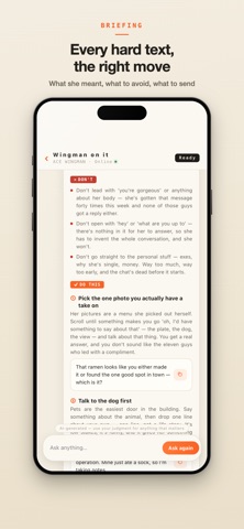 Ace Wingman: Texting Coach Screenshot 2 of 6
