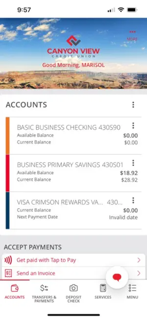 Canyon View Credit Union screenshot 6