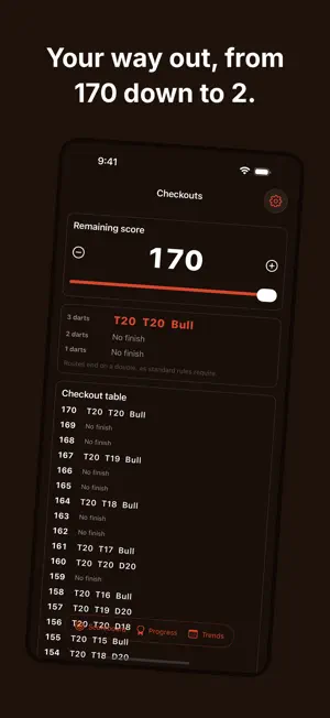 Darts Scorer: 501 Checkout screenshot 2