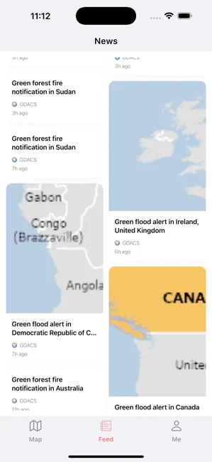 NatureAware -alerta terremotos iPhone screenshot 4