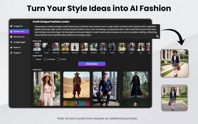 AI Image & Photo Art Generator iPhone screenshot
