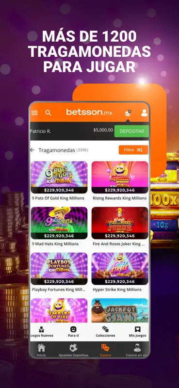 Betsson.mx: Deportes y Casino screenshot 2 of 7