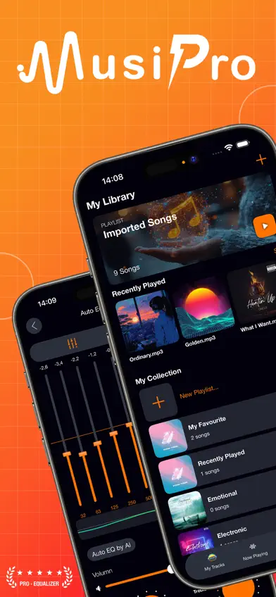 MusiPro - Offline Music Player screenshot 1
