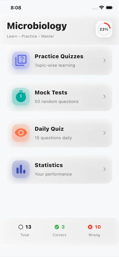 Microbiology Prep Quiz screenshot 1