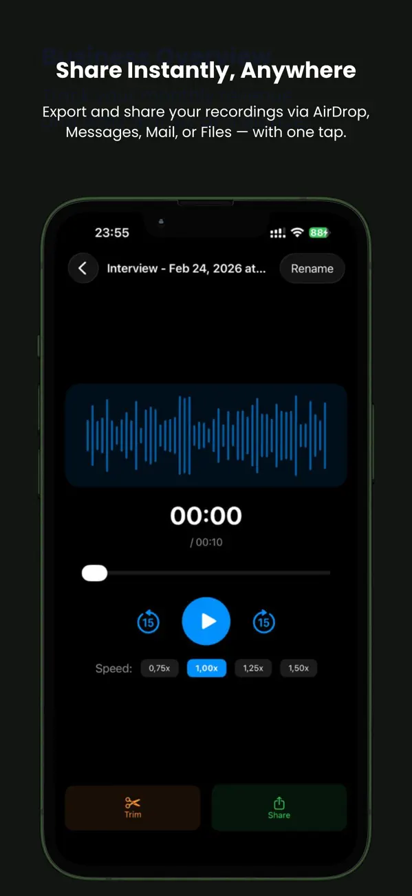 #2. Interview Rec (iOS) Podle: Flamur Ahmeti