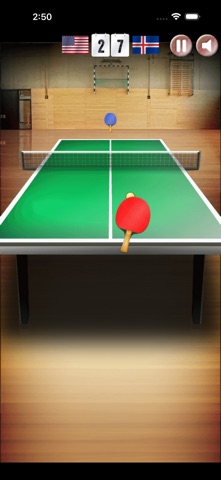 Table Tennis World League iPhone screenshot