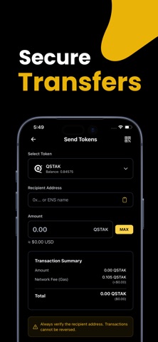QSTAK Wallet Screenshot 4 of 5