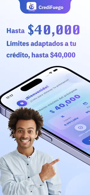 CrediFuego - dinero prestamo iPhone screenshot 1