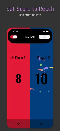 Capture d'écran de ScoreMate - Perfect Scoreboard sur iPhone 2