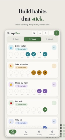 StreqaPro: Daily Habit Tracker screenshot