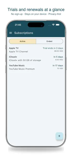DueEve screenshot 1