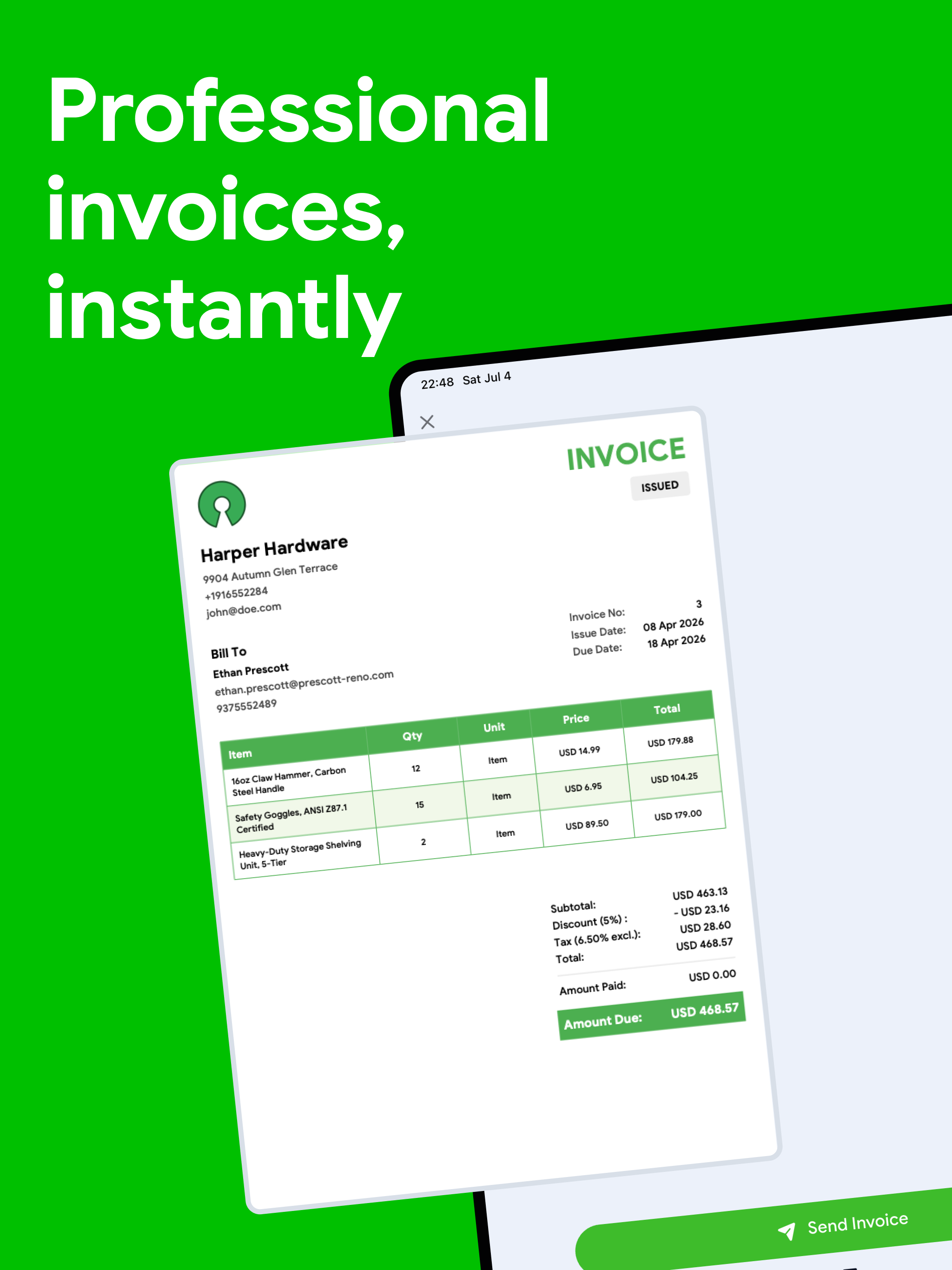 Billby: Invoice Maker screenshot 8