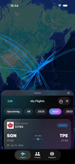 FlightDiaryApp screenshot 1