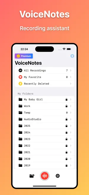 VoiceNotes - Recorder & Memos screenshot 1