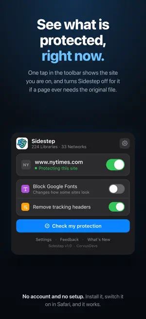 Sidestep For Safari screenshot 3
