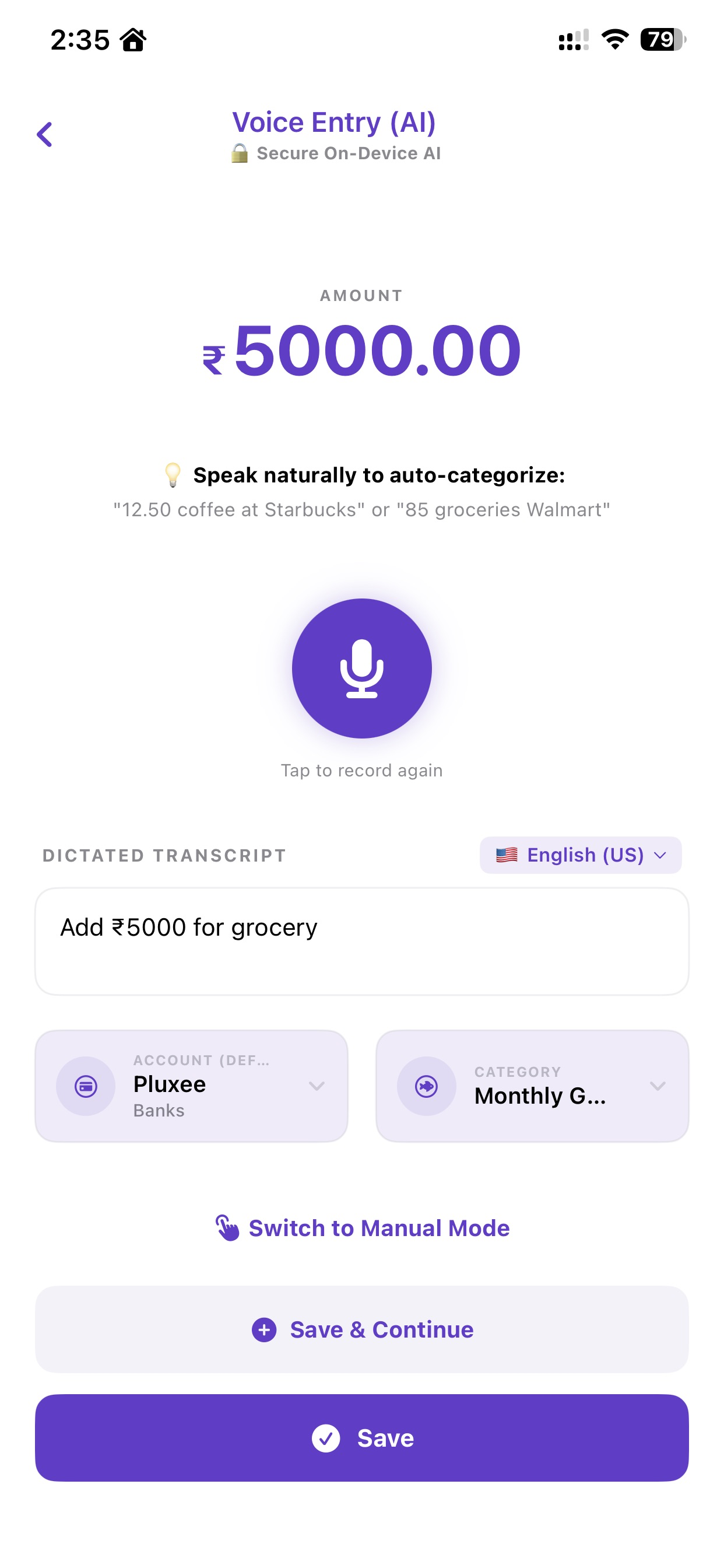 Penny Expense Tracker screenshot 3
