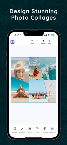 Photo & Video Collage Editor iPhone screenshot