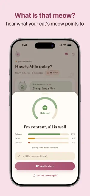 Cat Meow Translator: Sarman screenshot 1