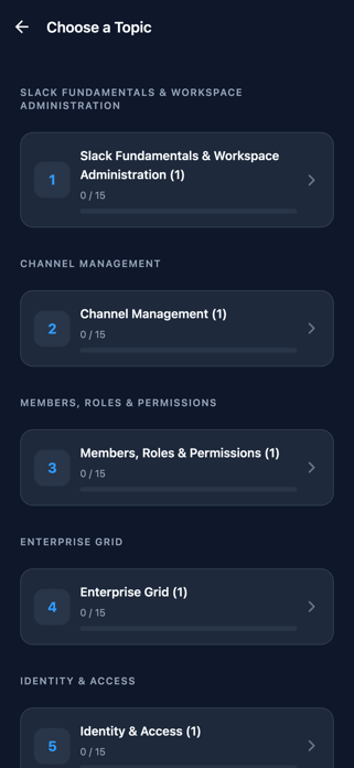 Slack Admin Cert Prep Screenshot 2 of 6