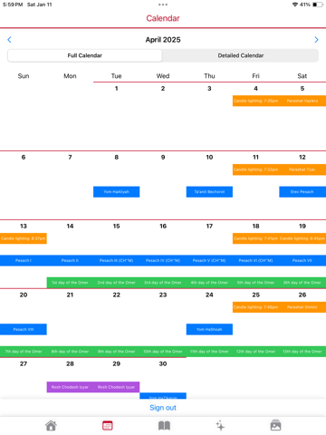 Chabad of Ames iPad screenshot 1 - Lifestyle app