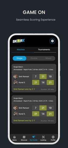 SKORX: Pickleball Scoring App screenshot