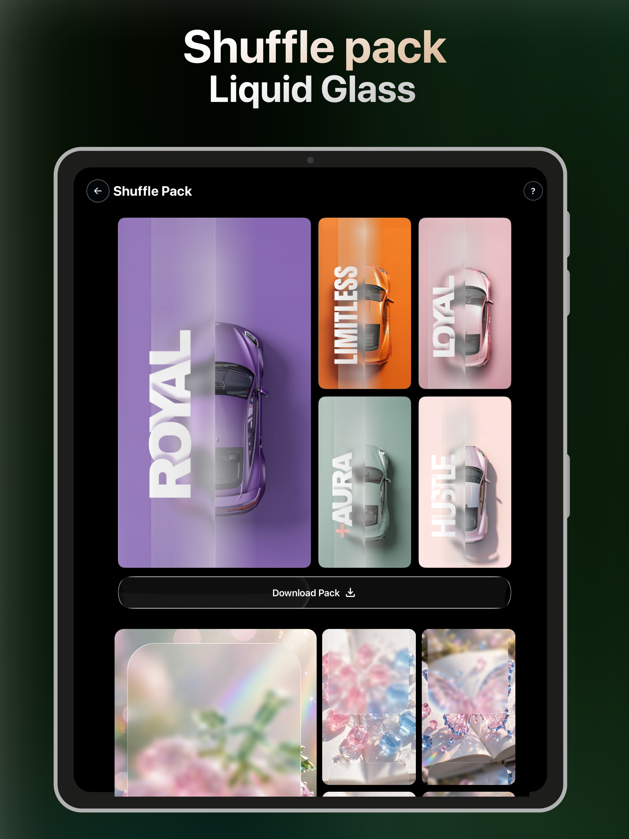 Liquid Glass Wallpapers Live screenshot 16