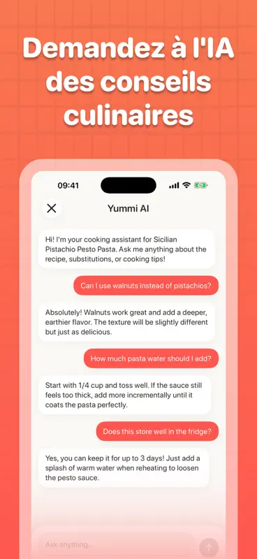 Yummi: Recettes IA & Cuisine screenshot 5 of 8