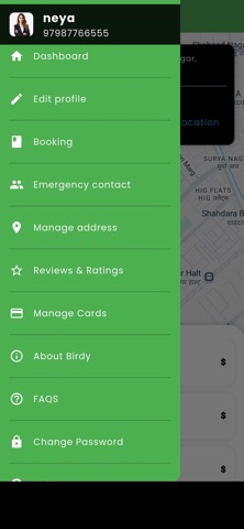 Birdy Passenger App screenshot