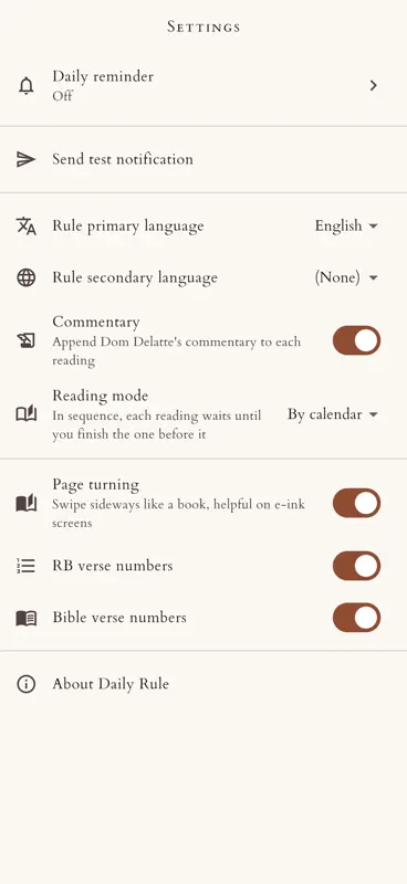 Daily Rule of St. Benedict screenshot 5 of 6