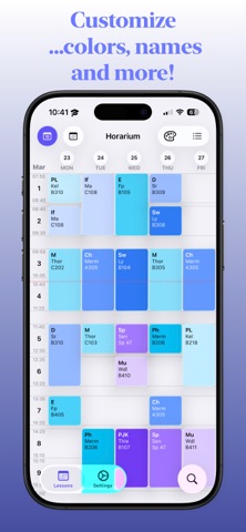 Horarium - Timetable for Untis Screenshot 3 of 7