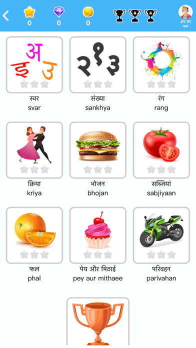 Screenshot #1 pour Apprendre l'Hindi debutants