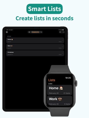 Shopping Cart - Organize Lists iPad screenshot