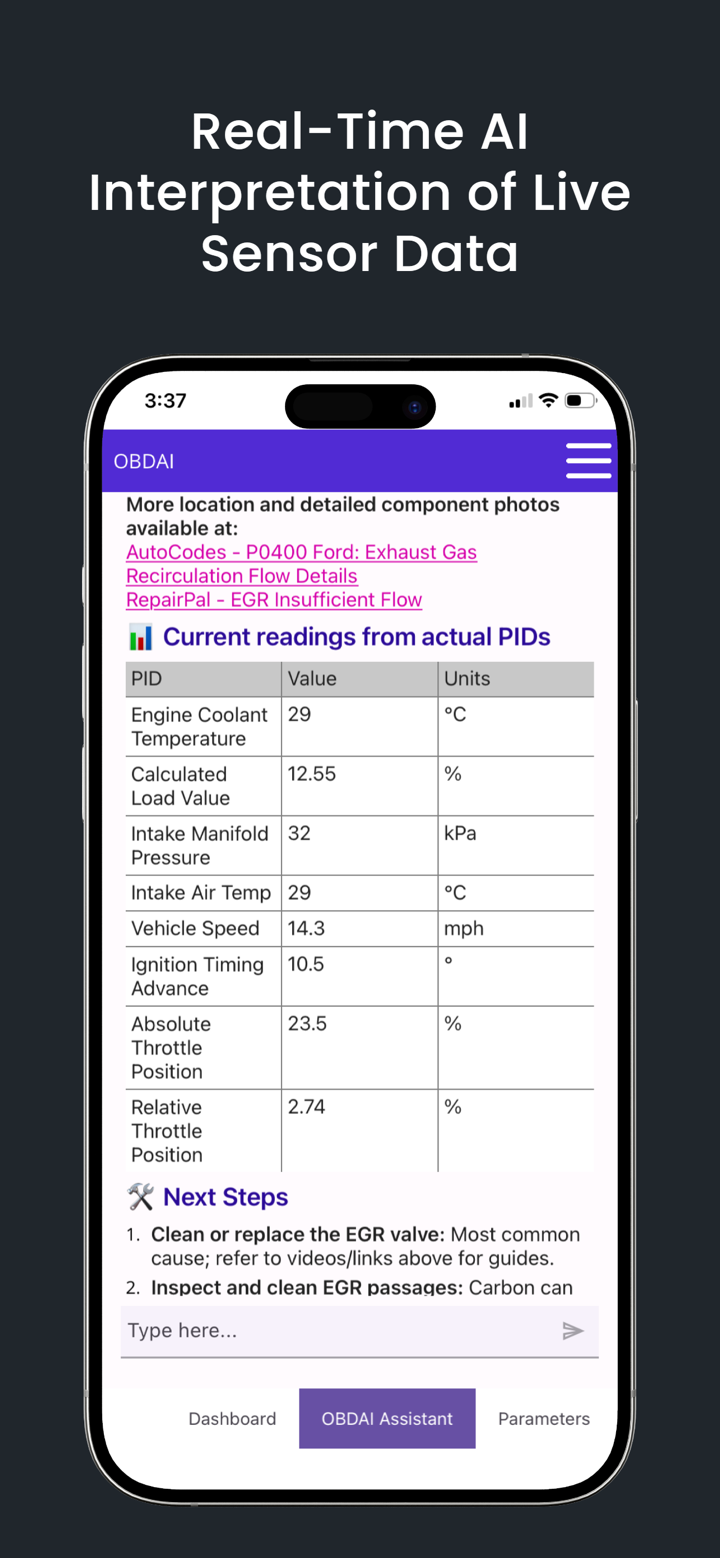 OBDAI OBD2 Scanner & ELM327 AI screenshot 5