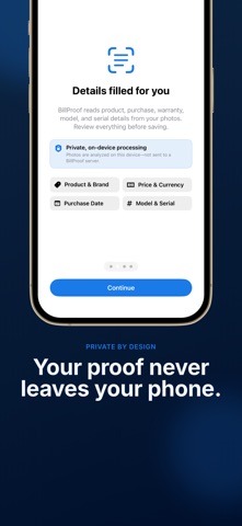 BillProof: Warranty Tracker Screenshot 7 of 8