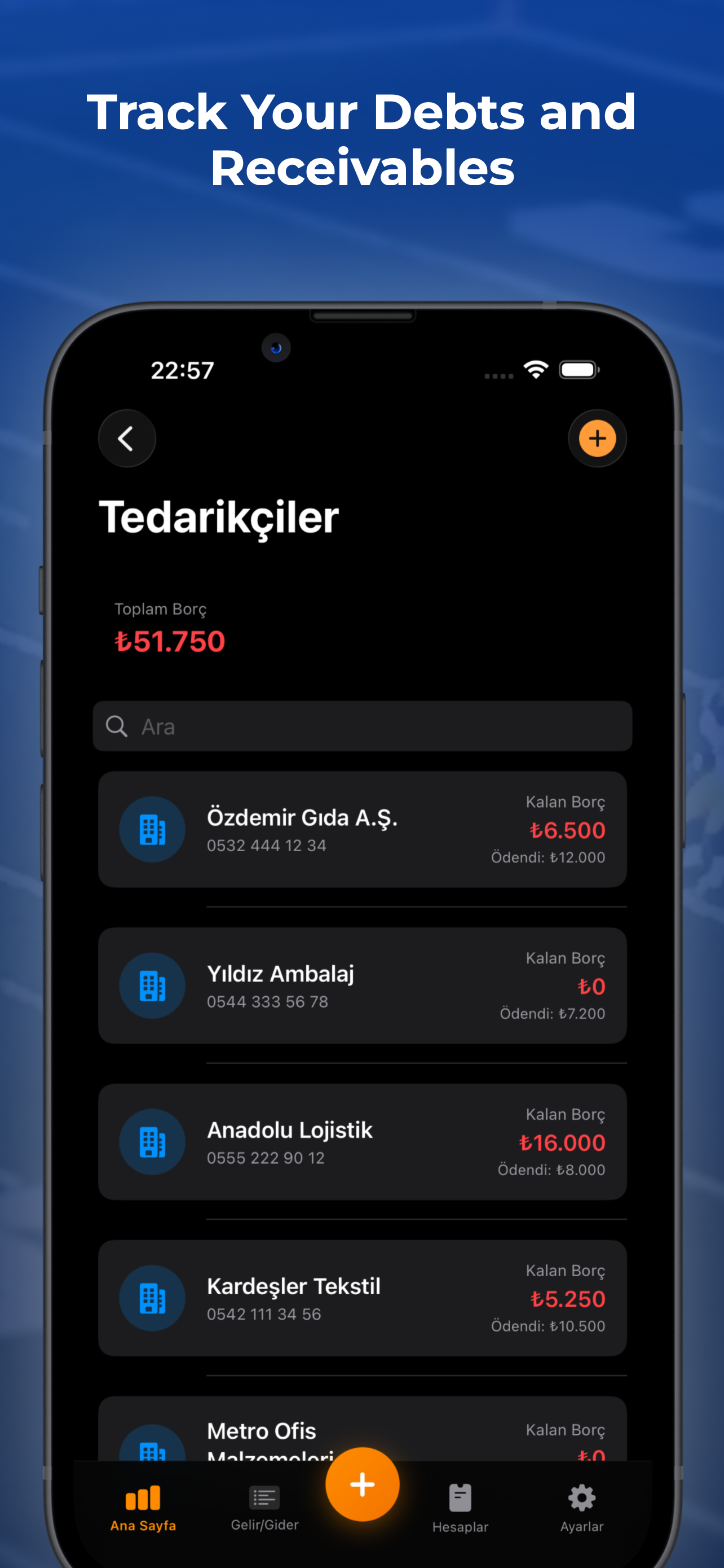 KasaDefterim: Budget Tracker