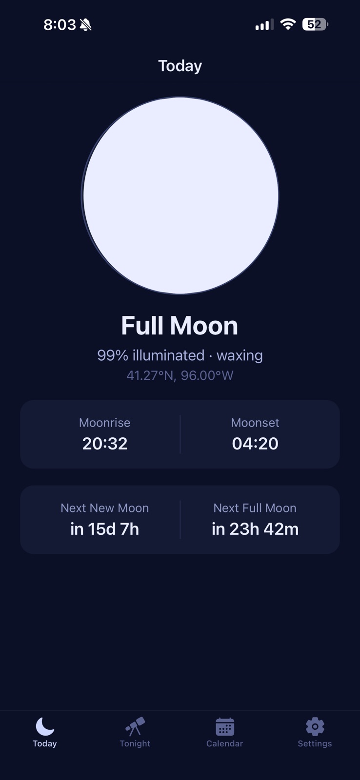 Moon Theory iphone screenshot 1