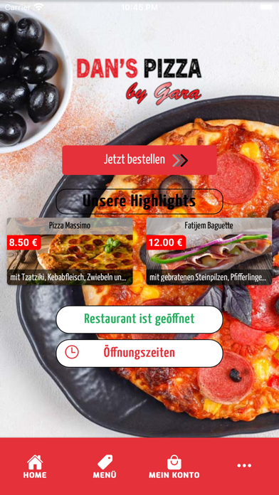 Dan's Pizza by Gara Screenshot 1 - AppWisp.com Dan's Pizza by Gara Screenshot 1 - AppWisp.com