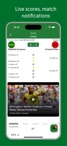 Sundowns Live — Sundowns fans iPhone screenshot