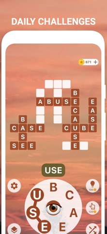 Word Escape Connect crosswords iPhone screenshot