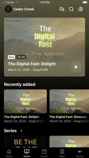 Cedar Creek Church IN screenshot 2