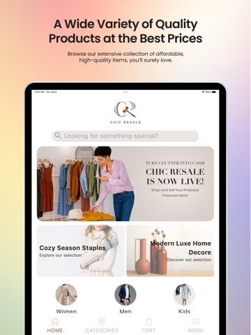 Chic Resale iPad screenshot