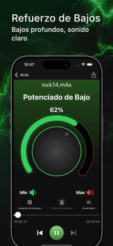 Amplificador de Volumen & Bajo screenshot 2