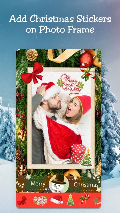 Screenshot #2 pour Christmas Photo Frame Studio