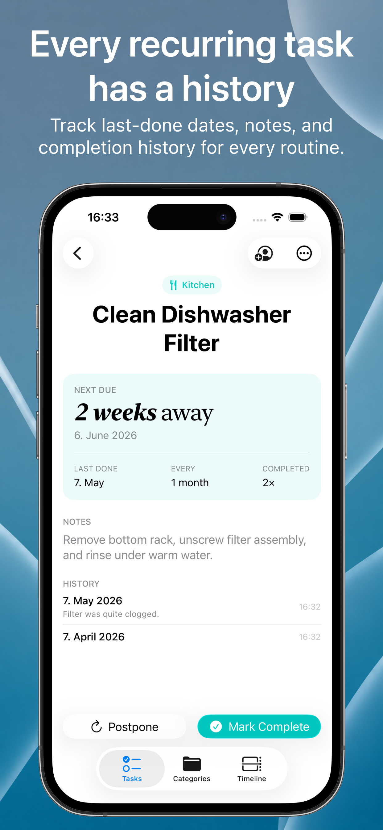 Chores Tracker: Again