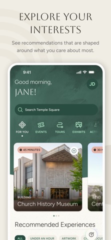 Temple Square iPhone screenshot