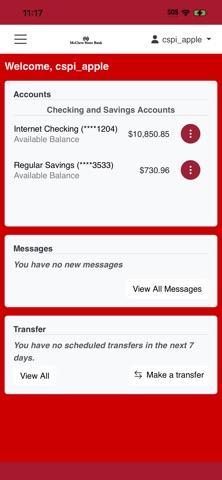 McClave State Bank Mobile Screenshot 2 of 6