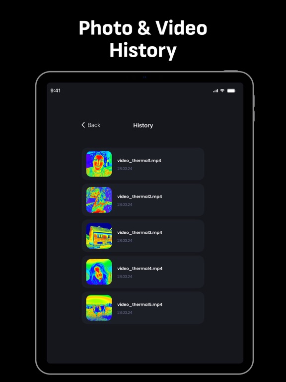 Thermal Effect: Night Camera iPad screenshot 4 - Utilities app