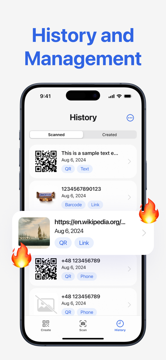 QR Code Scanner Fast Reader.