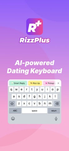 RizzPlus: AI Dating Keyboard Screenshot 1 of 4