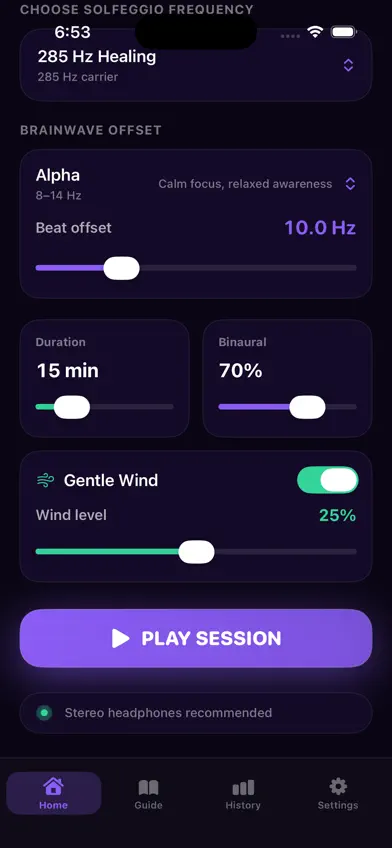 Solfeggio Waves screenshot 4